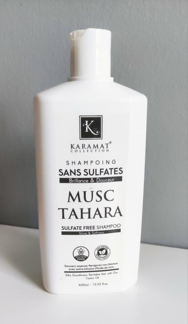 Shampoing Musc Tahara sans sulfates, Karamat, 400ml, coranisé