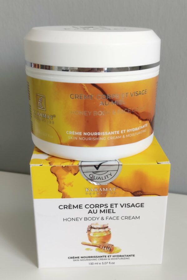Crème corps et visage au miel coranisée, KARAMAT