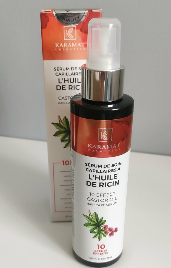 Sérum de soin capillaire à l'Huile de Ricin coranisé, Karamat – Image 3